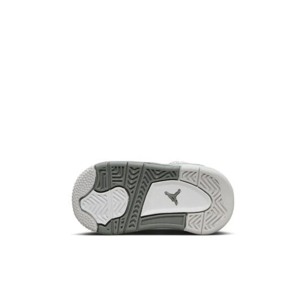 Air Jordan Dub Zero DV1358-107 Toddler 4 White Cool Gray Lifestyle Shoes GBNC22